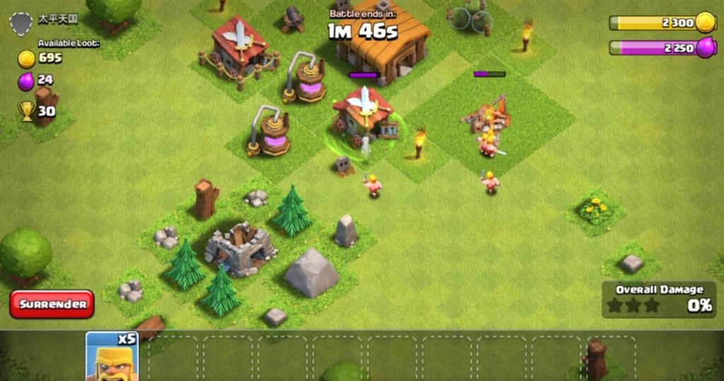 dùng ứng dụng giả lập để chơi game Clash of Clans
