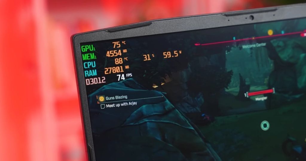 MSI Katana 15 HX B14W hiệu năng mạnh mẽ khi chơi game nặng