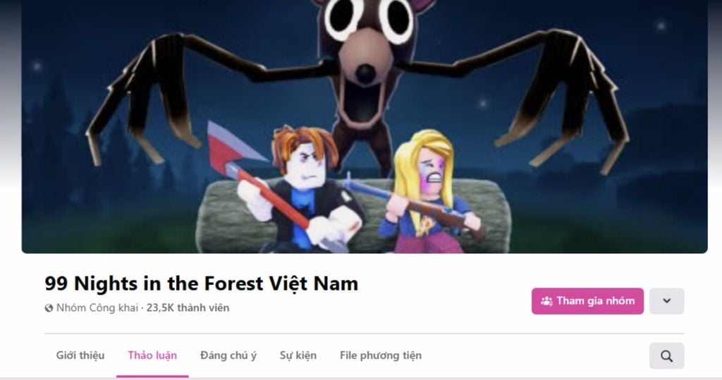 các nguồn tìm mã code 99 Nights in the Forest