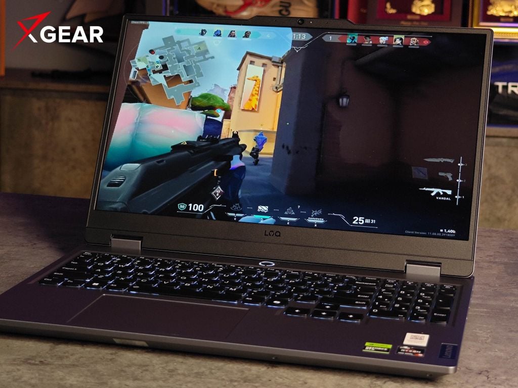 khả năng chiến game Lenovo LOQ 15ARP9 trên một số tựa game phổ biến