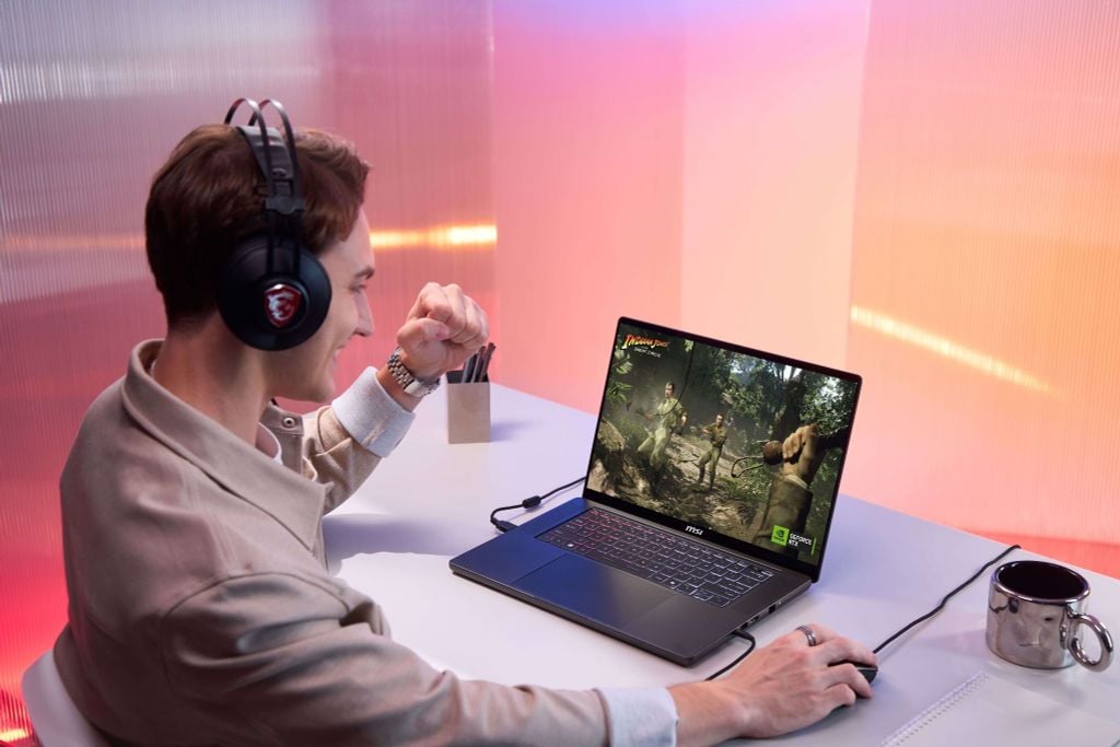 MSI Stealth 16 AI B3W trang bị công nghệ DLSS 4.5 Super Resolution