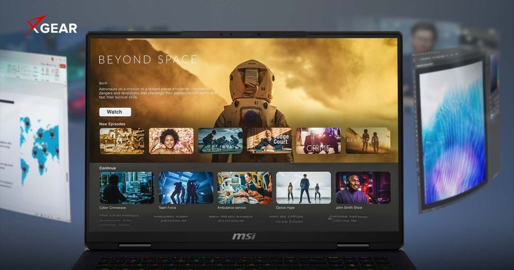 trải nghiệm gaming và xem phim MSI Titan 18 HX A2XW