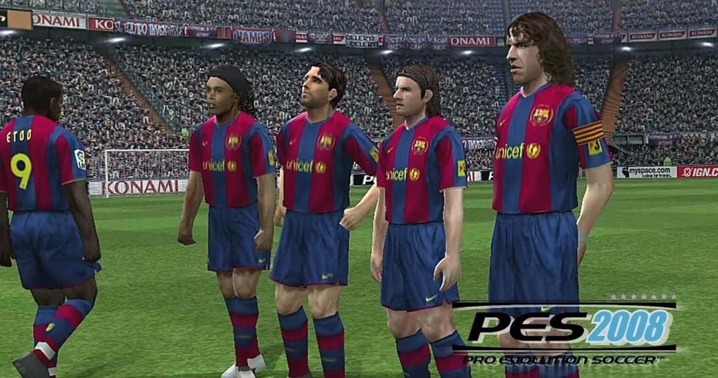 game PES 2008 bóng đá nhẹ chơi được trên laptop