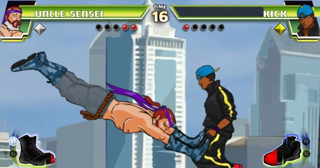 Divekick chơi được bằng phím