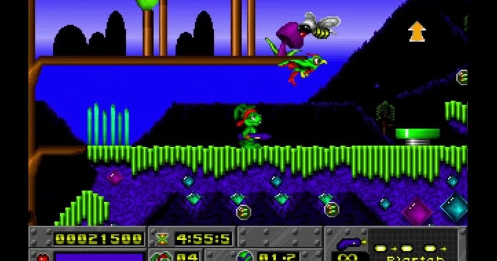 Jazz Jackrabbit chơi được bằng phím