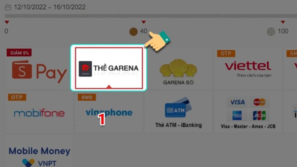 mua thẻ garena bằng thẻ đã mua