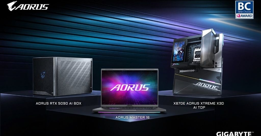 AORUS MASTER 16 nổi bật trong phân khúc laptop gaming cao cấp