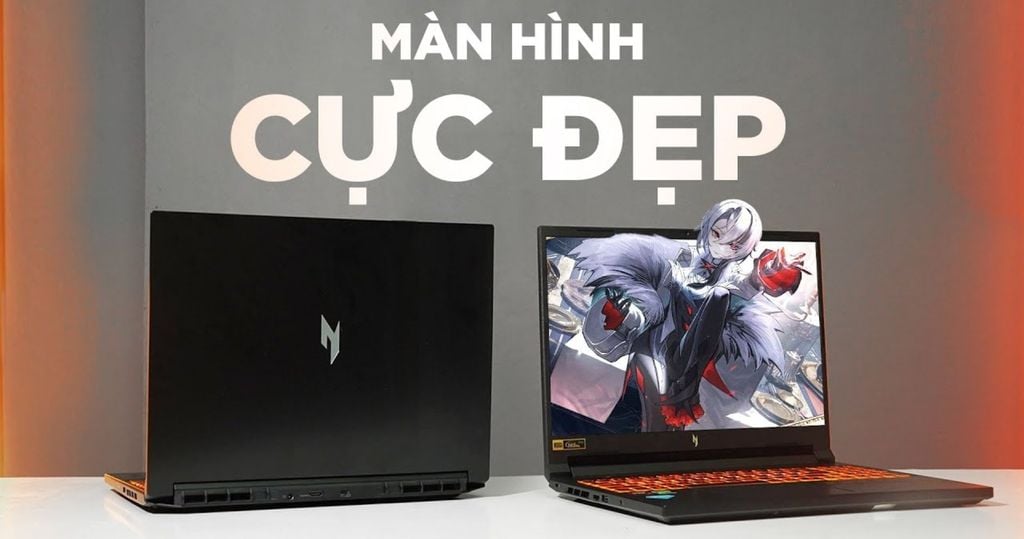 Laptop Gaming Acer Nitro V ANV16 41 R7EN có màn đẹp chuẩn 100 sRGB