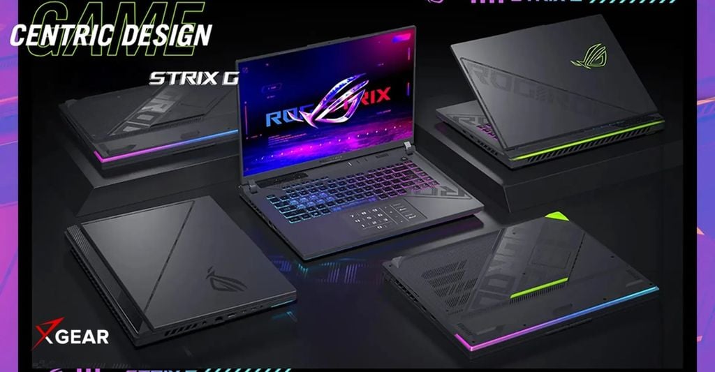 Laptop ASUS ROG Strix G16 G614PH-TS118W có bàn phím số phụ bên phải