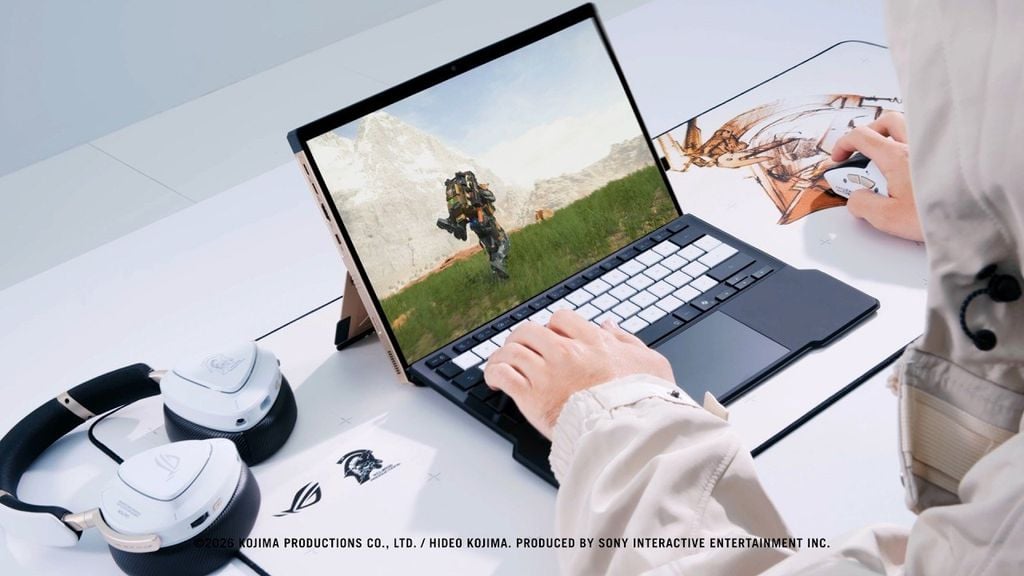 ROG Flow Z13 GZ302EAC-RU184WS thiết kế độc bản, nhẹ như tablet