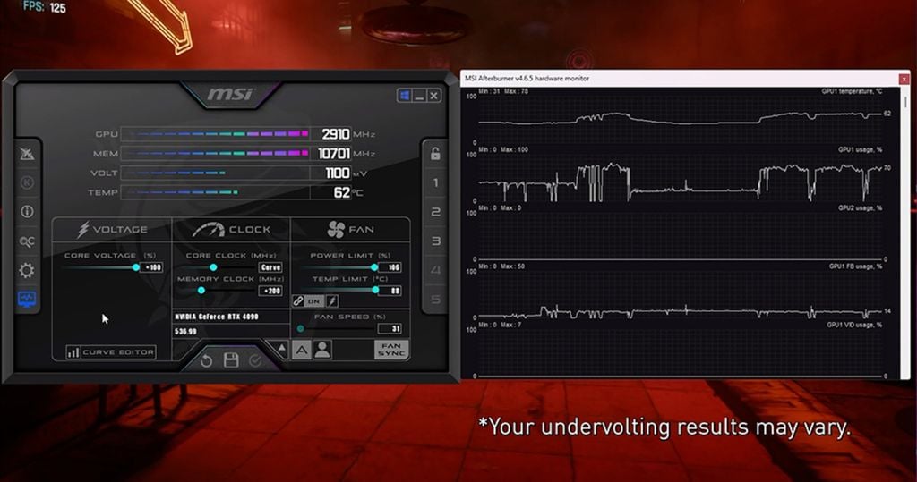lưu ý khi dùng MSI Afterburner để tối ưu gaming hiệu quả