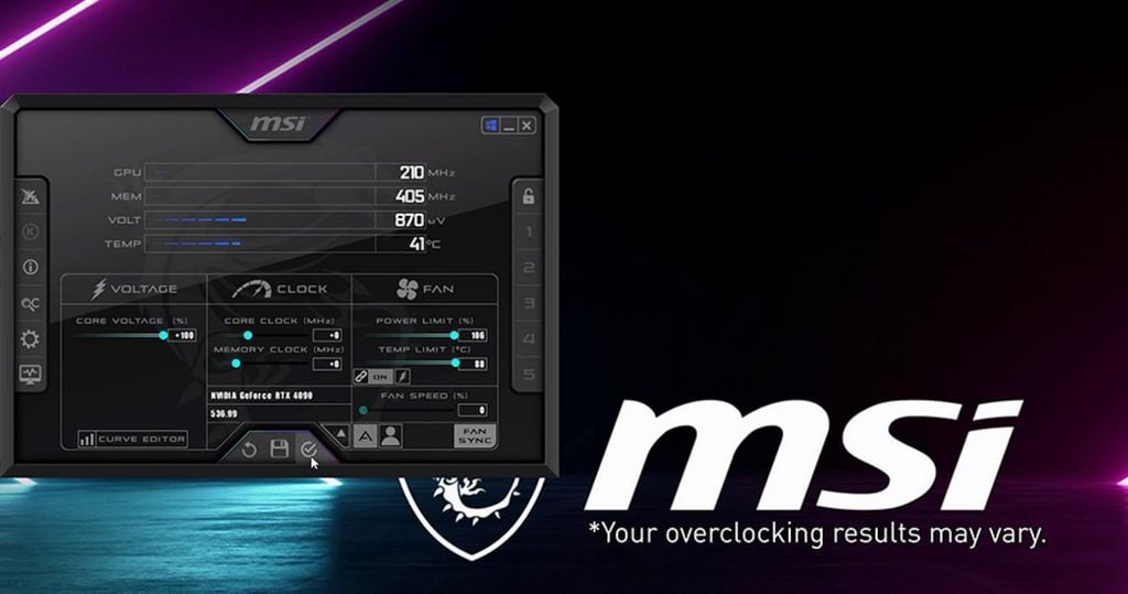 phần mềm MSI Afterburner là gì