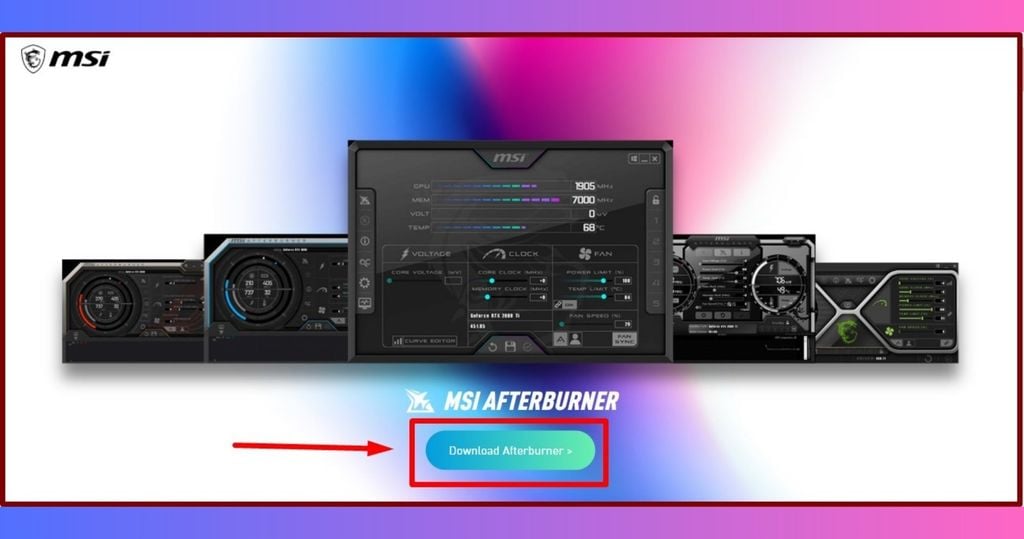 hướng dẫn tải  MSI Afterburner