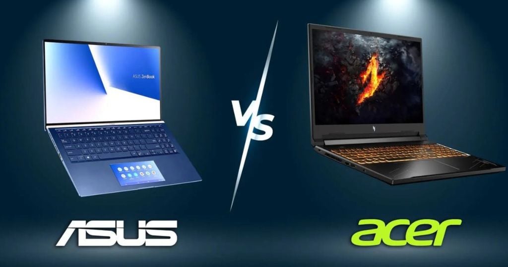 thời lượng pin của laptop acer và asus