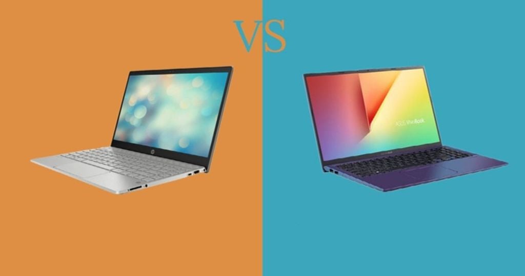 so sánh asus và hp về cấu hình và hiệu năng