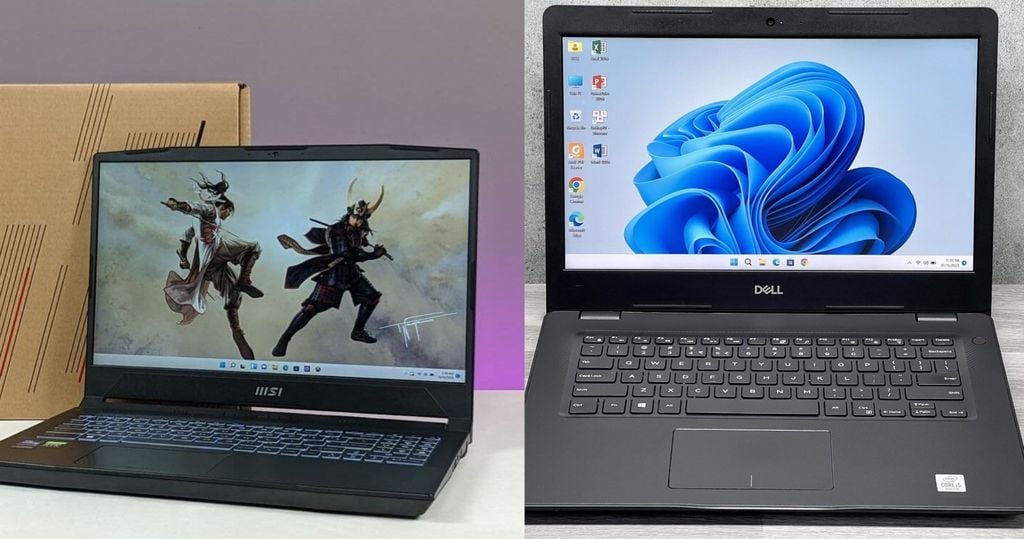so sánh hiệu năng và card đồ họa của laptop msi và dell