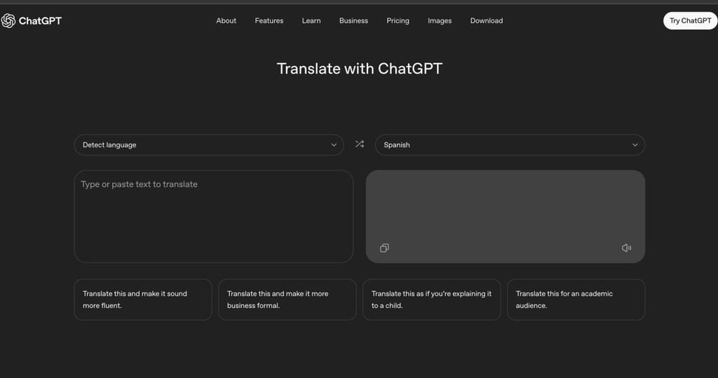Hướng dẫn sử dụng ChatGPT Translate hiệu quả