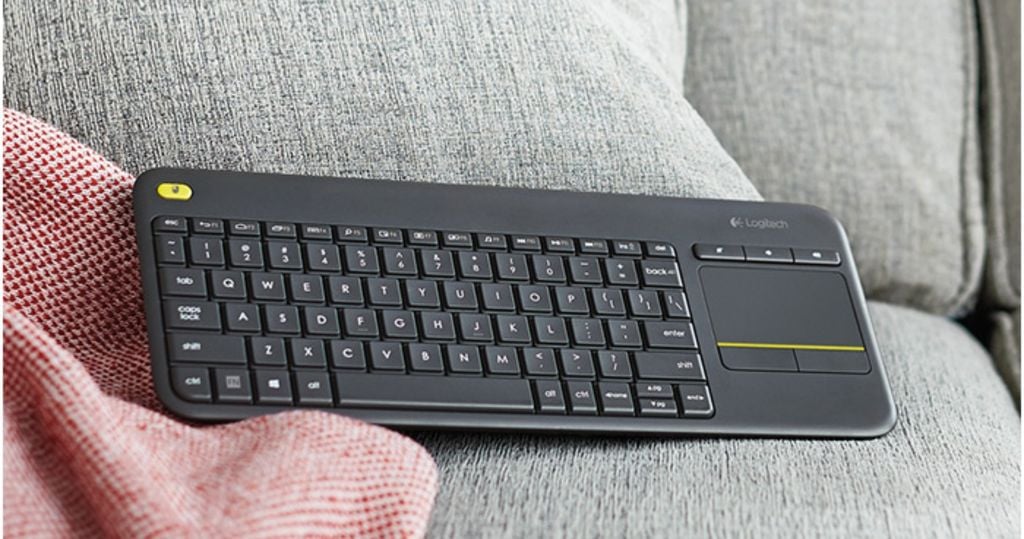 Bàn phím không dây Logitech K400 Plus Đen, WIRELESS, TOUCHPAD dành cho dân văn phòng