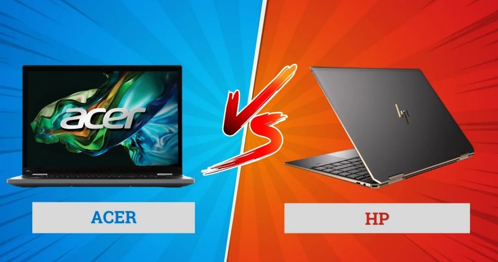 so sánh hiệu năng laptop hp và acer