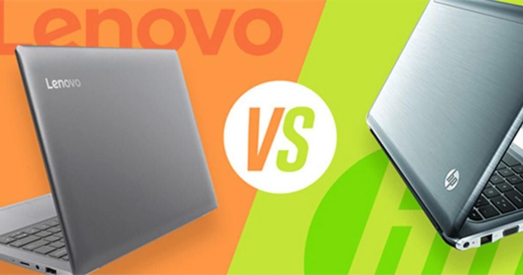 so sánh laptop hp và lenovo về cấu hình