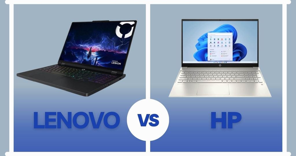 so sánh chất lượng hình ảnh trên laptop hp và lenovo