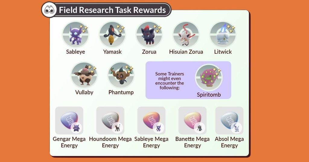 Đột kích và nhiệm vụ nghiên cứu thực địa pokemon go halloween 2025