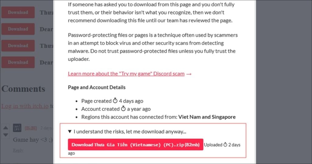 nhấp vào thông báo trên màn hình để tiếp tục tải game Thừa Gia Tiên về