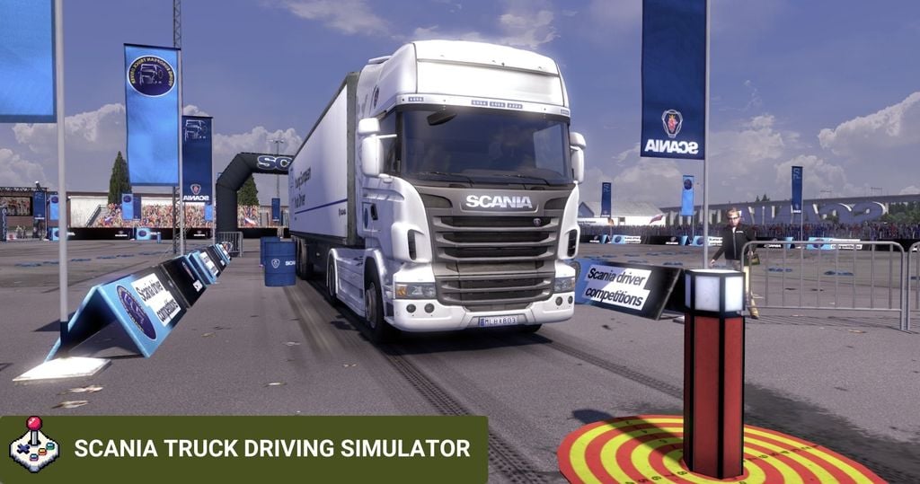 game mô phỏng lái xe Scania Truck Driving Simulator