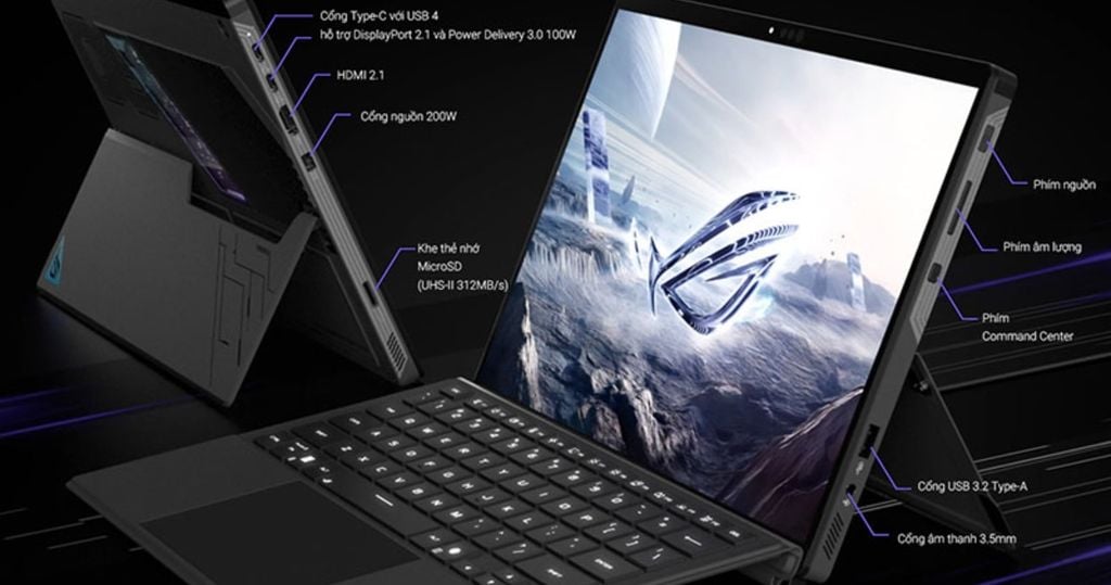 Laptop Gaming ASUS ROG Flow Z13 GZ302EA-RU145WS có màn hình cảm ứng