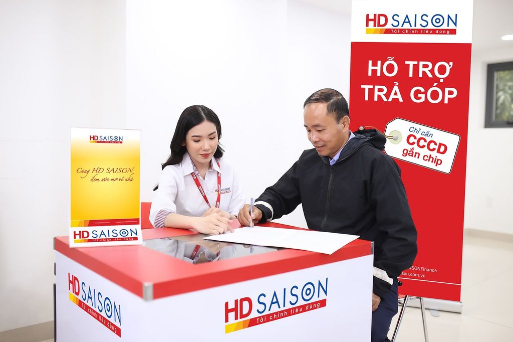 trả góp qua HD Saison