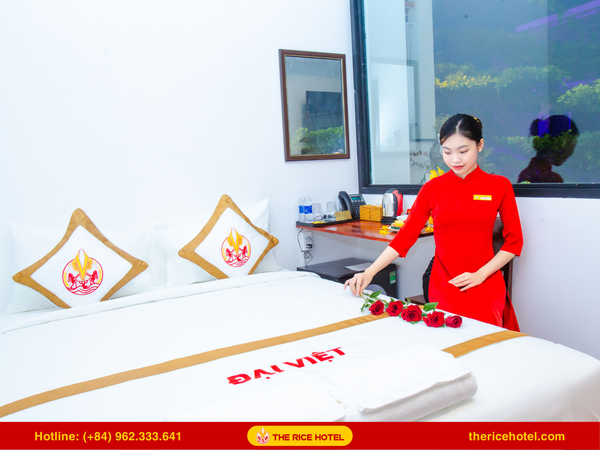 Khách sạn The Rice 191 Bùi Viện với tiện nghi chuẩn khách sạn 3 sao