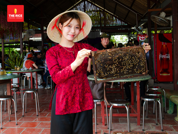 Bee farm - a place that provides sweet and fragrant honey for visitors to enjoy.
