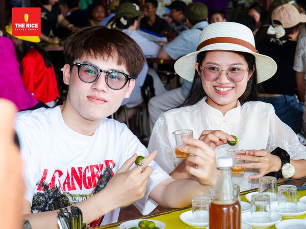 Guests can sample pure honey right at the bee farm
