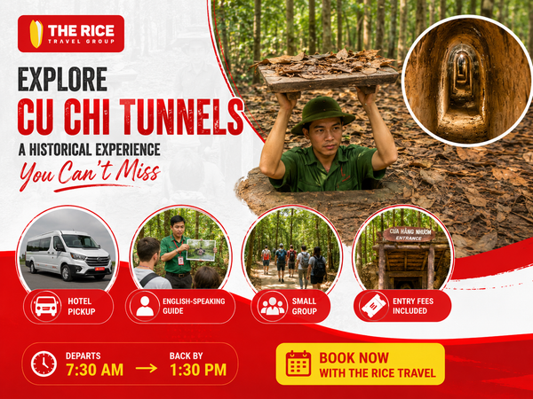 Cu Chi Tunnels - a popular tourist destination for both domestic and international visitors