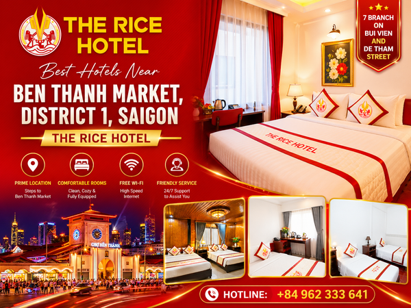 The Rice - Hotel near Ben Thanh Market
