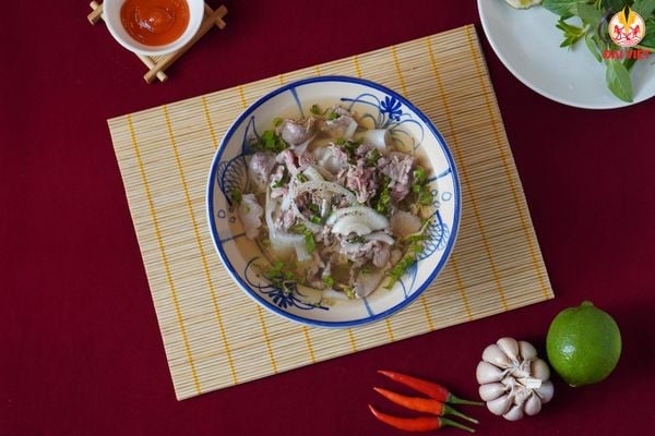 Bữa sáng đầy đủ chất dinh dưỡng tại sảnh khách sạn The Rice