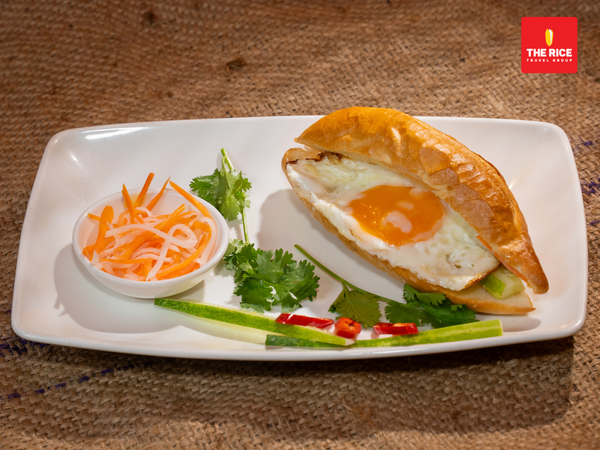 The banh mi are made by The Rice Travel Group's own team of chefs and are to the liking of most people.