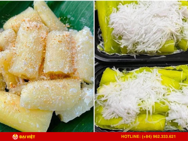 Quý khách sẽ được trải nghiệm khoai mì nấu chín thơm lừng, béo bùi khi trải nghiệm Tour Củ Chi