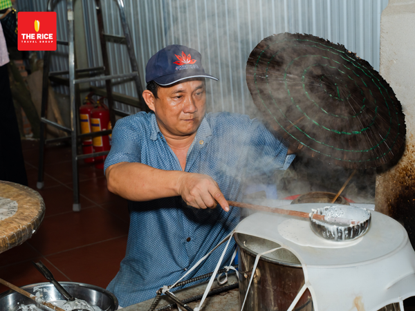Rice paper making