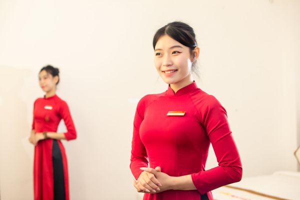 The staff at The Rice Hotel are professional and follow specific procedures.