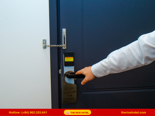The hotel has both interior and exterior locks – complete peace of mind