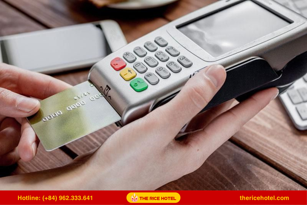 The Rice Hotel Bùi Viện có đa dạng phương thức thanh toán