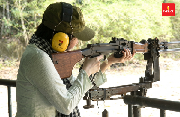 The stress-relieving defense shooting experience was highly popular and well-regarded by many guests during the trip.