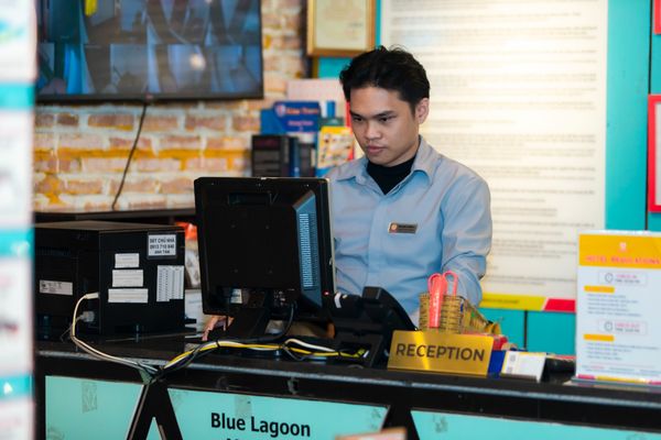 The hotel reception is available to serve guests 24/7