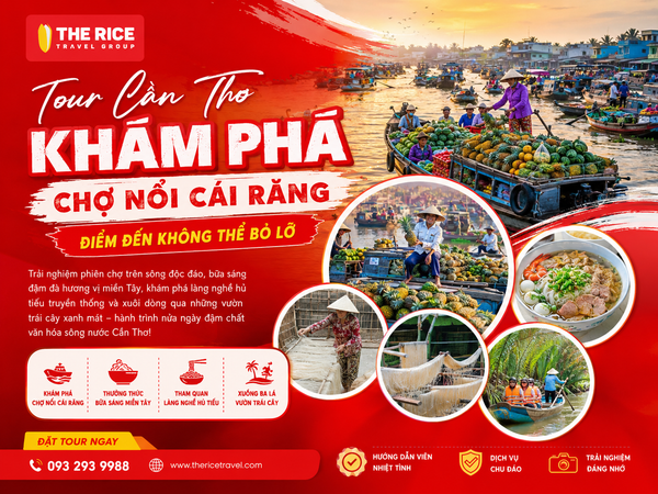 Tour Cần Thơ - Chợ Nổi Cái Răng