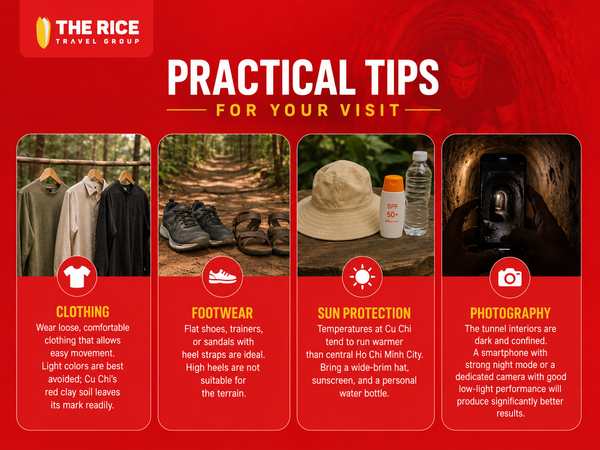 Helpful tips for your Cu Chi Tunnels visit