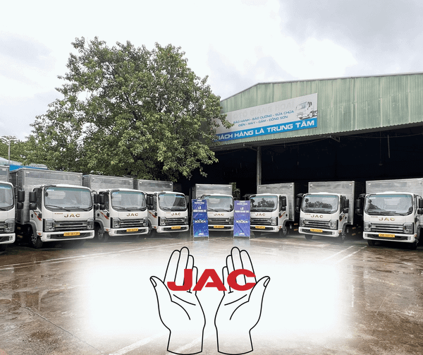 LỄ BÀN GIAO LÔ 10 XE JAC N200S EURO 5