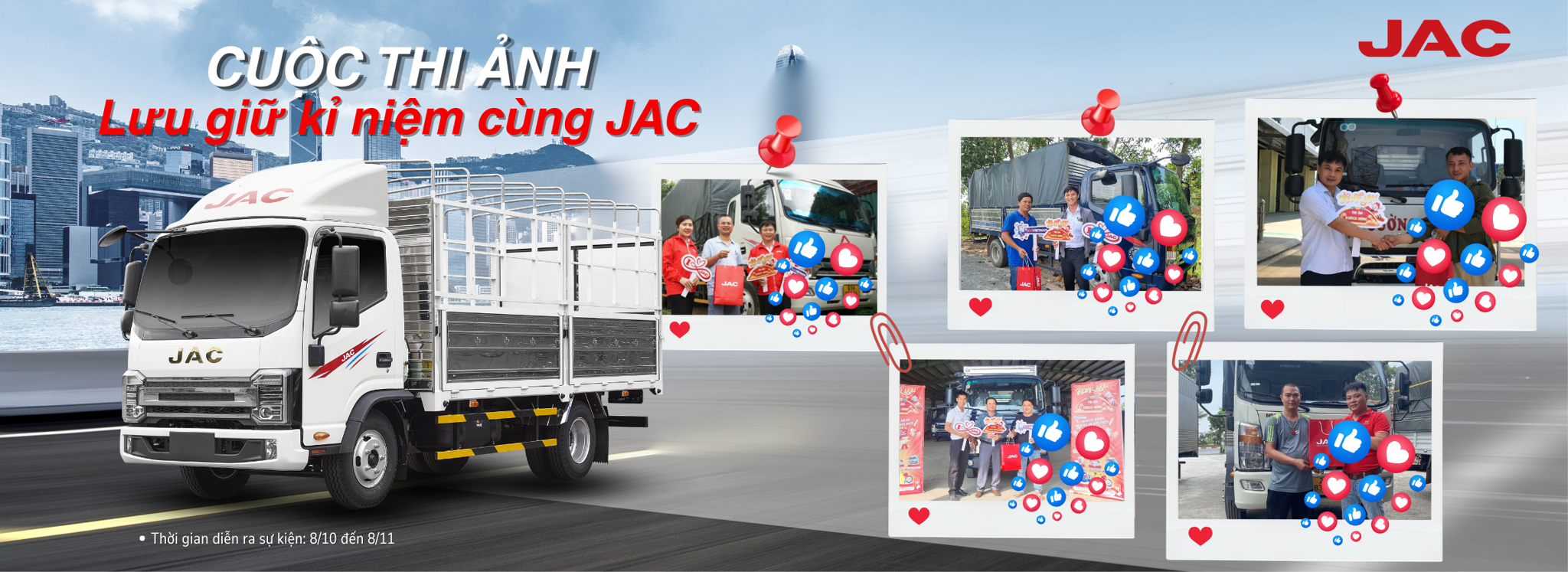 CUỘC THI ẢNH: LƯU GIỮ KỶ NIỆM CÙNG JAC