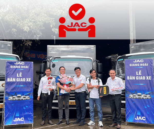 LỄ BÀN GIAO LÔ 10 XE JAC N200S EURO 5