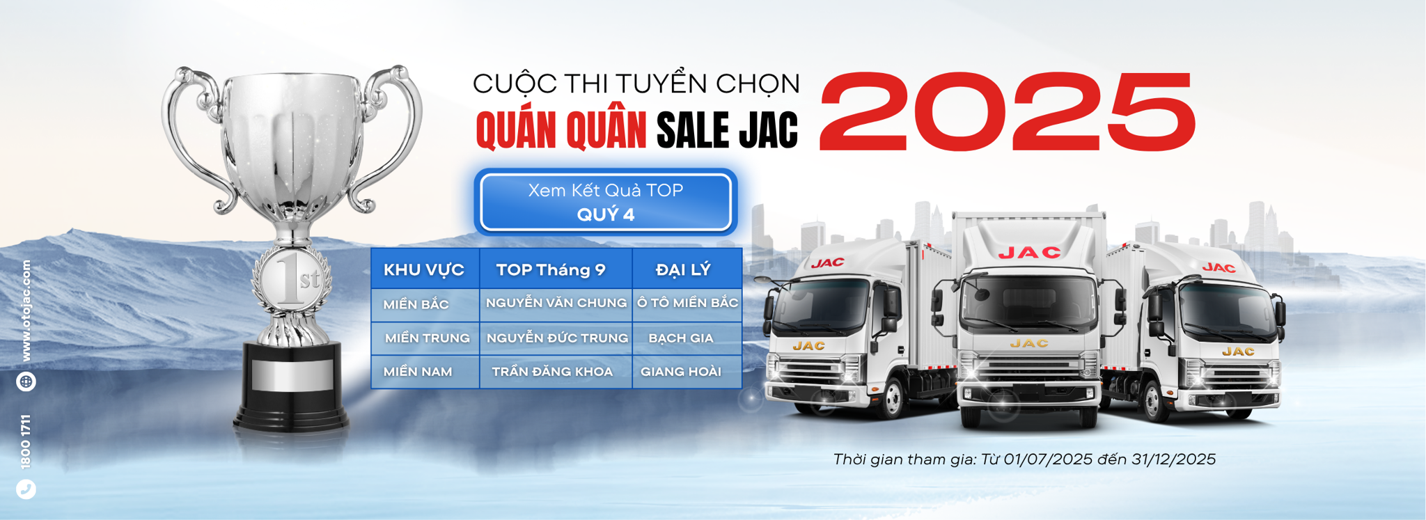Chương trình Cuộc thi tuyển chọn quán quân sale JAC Việt Nam